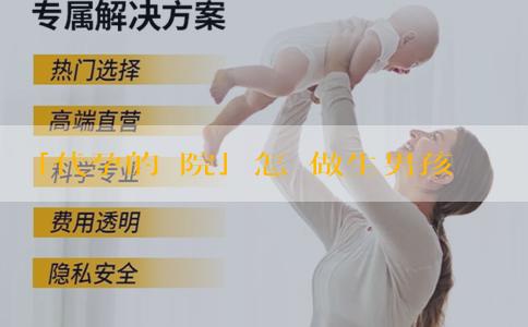 「代孕的醫院」怎樣做生男孩的機率大?